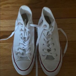 white high top converse